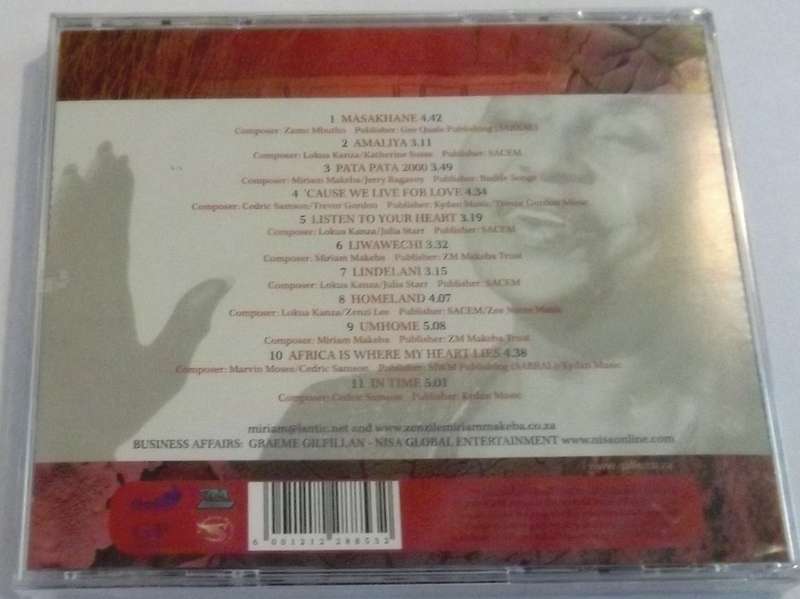 MIRIAM MAKEBA Homeland SOUTH AFRICA Cat# CDGSP 3136