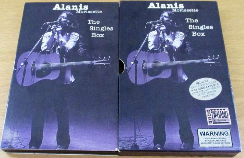 ALANIS MORISSETTE The Singles Box Set 5xCD Numbered Limited Edition European Release