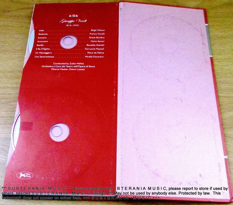 VERDI'S OPERAS 4 X CD in Digibook Longbox