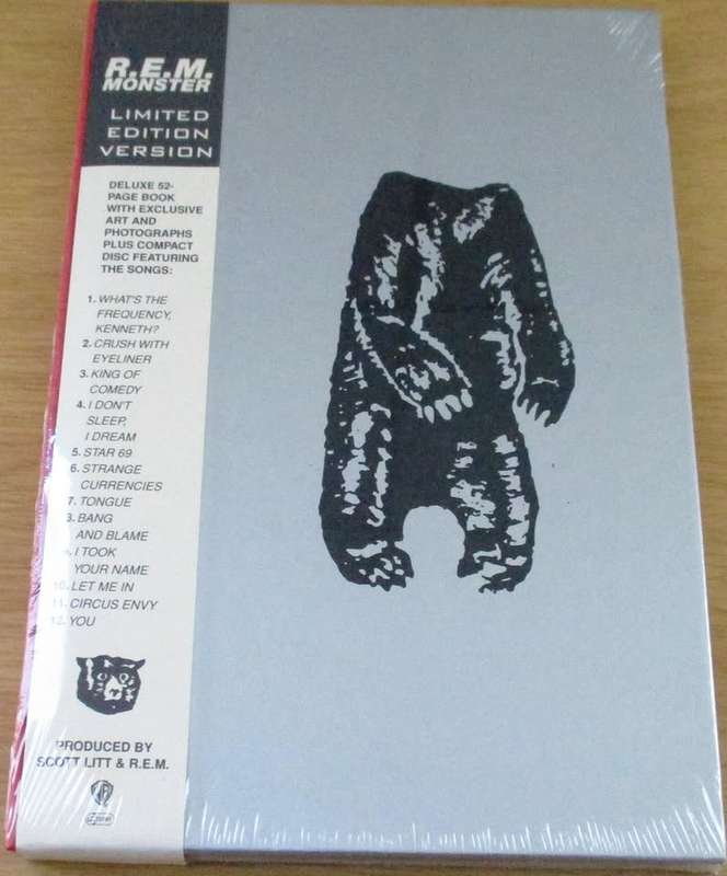 R.E.M. Monster Limited Edition Deluxe 52 page book with exclusive art and photographs NOT SEALED