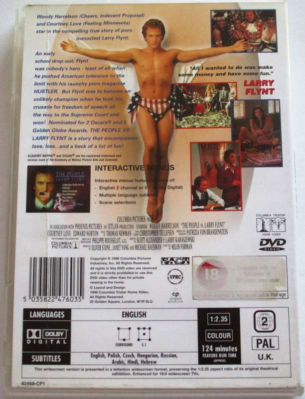 THE PEOPLE VS HARRY FLYNT DVD [BBOX 13]