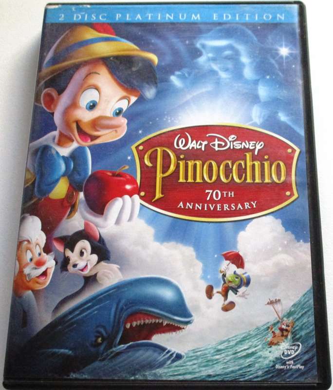 PINOCCHIO 70th Anniversary 2 Disc Edition DVD [BBOX 13]