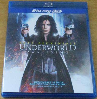 UNDERWORLD Awakening BLU RAY 3D Kate Beckinsale [BLU RAY SHELF]