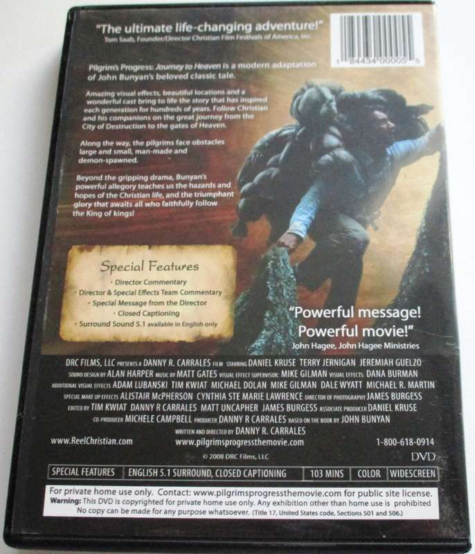 PILGRIM'S PROGRESS Journey to Heaven DVD [BBOX 13]