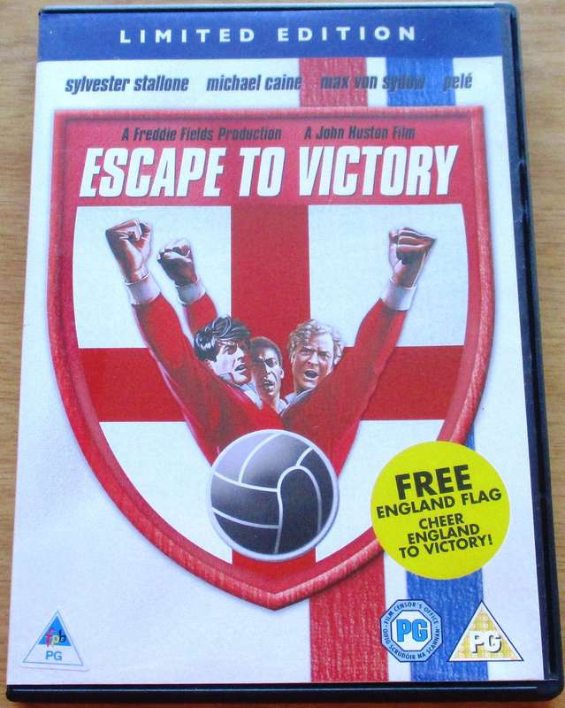 ESCAPE TO VICTORY Stallone Caine DVD [BBOX 6] Region 2