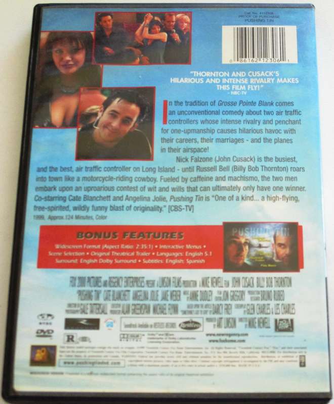 PUSHING TIN John Cusack DVD [BBOX 13]
