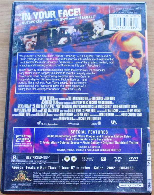 24 HOUR PARTY PEOPLE DVD [BBOX 7] Region 1