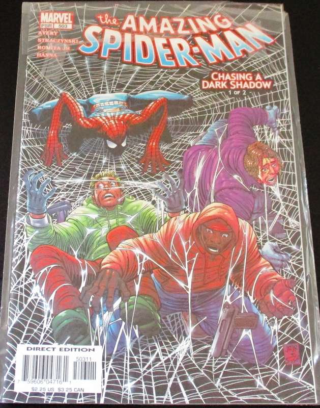 MARVEL THE AMAZING SPIDER-MAN Chasing a Dark Shadow 1 of 2 #503 Jan 2003 [Box 1]