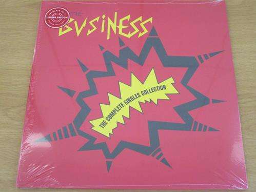 THE BUSINESS The Complete Singles Collection Ltd Edition RED 2xLP VINYL Record
