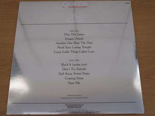 QUEEN The Game HALF SPEED MASTERED LP VINYL Record