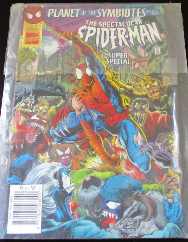 MARVEL THE SPECTACULAR SPIDER-MAN Plane of the Symbiotes Part 4 of 5 #8 Nov 1995 [Box 1]