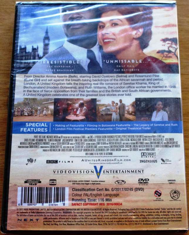 A UNITED KINGDOM DVD [BBOX 7] Region 2