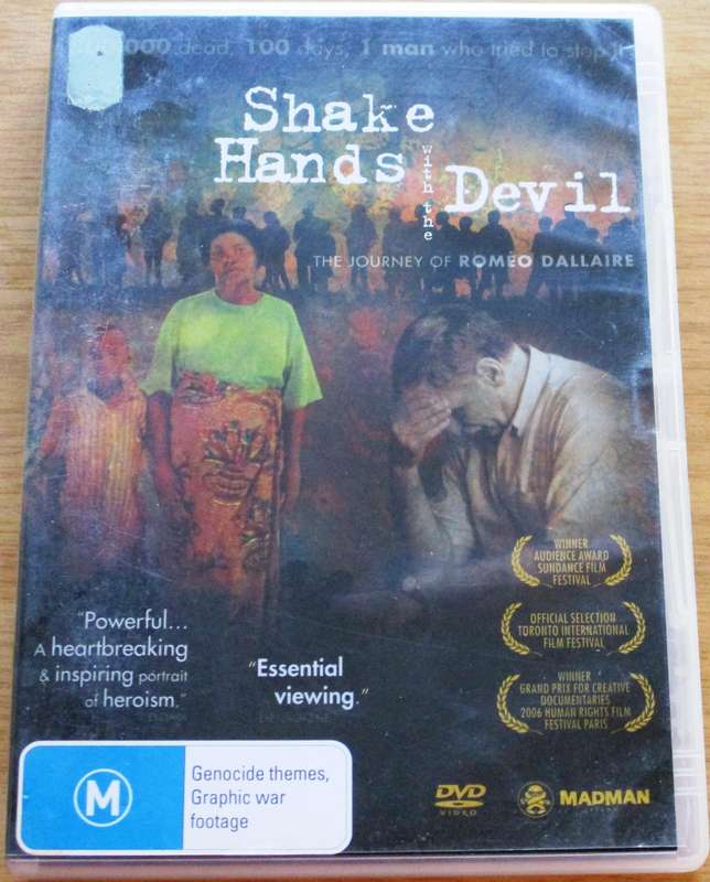 SHAKE HANDS WITH THE DEVIL The Journey of Romeo Dallaire DVD [BBOX 7] Region 4