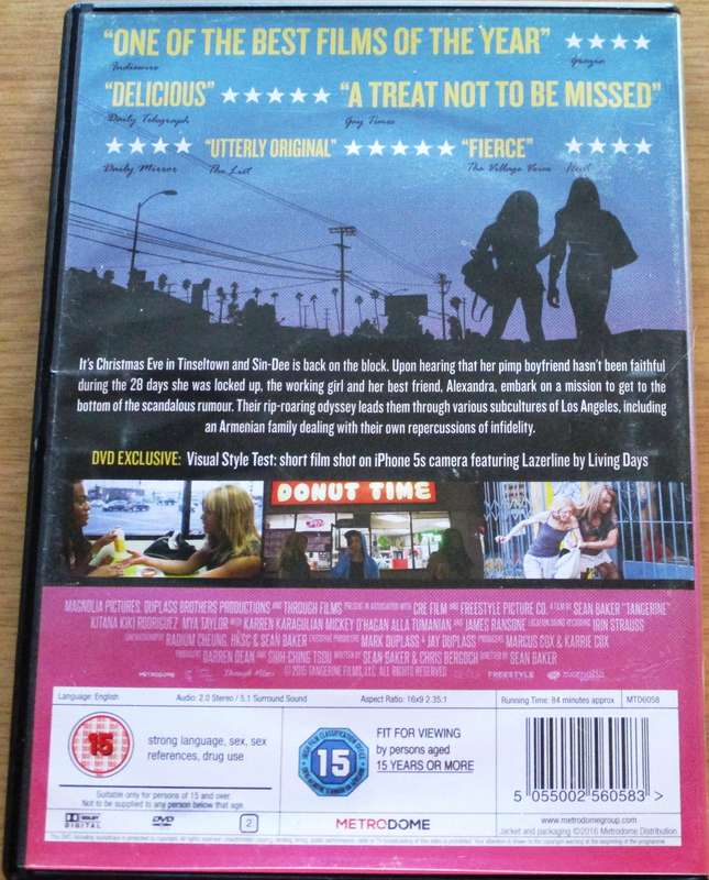 TANGERINE DVD [BBOX 7] Region 2