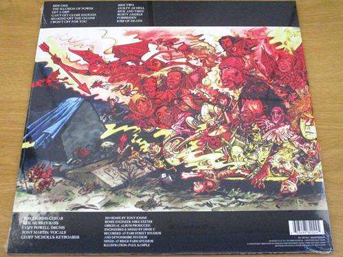 BLACK SABBATH Forbidden Remastered Standard Black LP VINYL Record