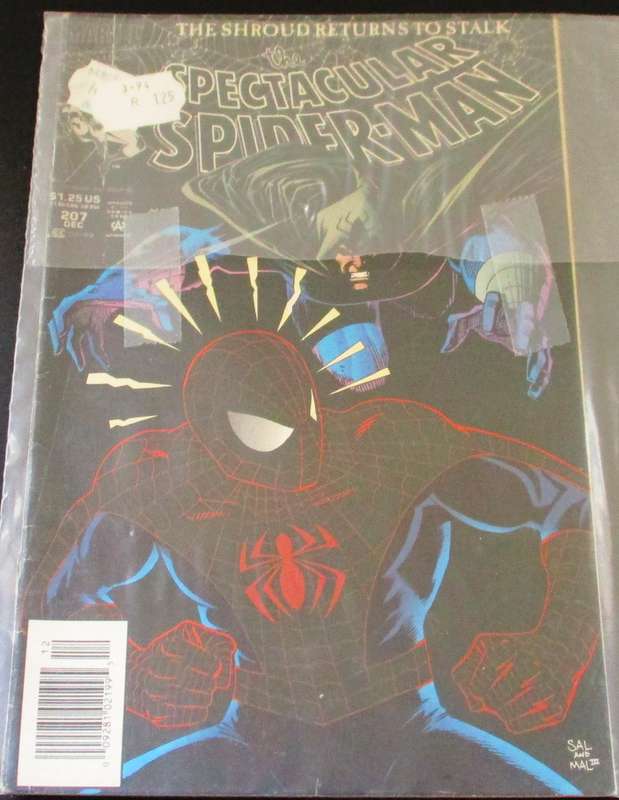 MARVEL THE SPECTACULAR SPIDER-MAN The Shroud Returns to Stalk #207 Dec 1993 [Box 1]