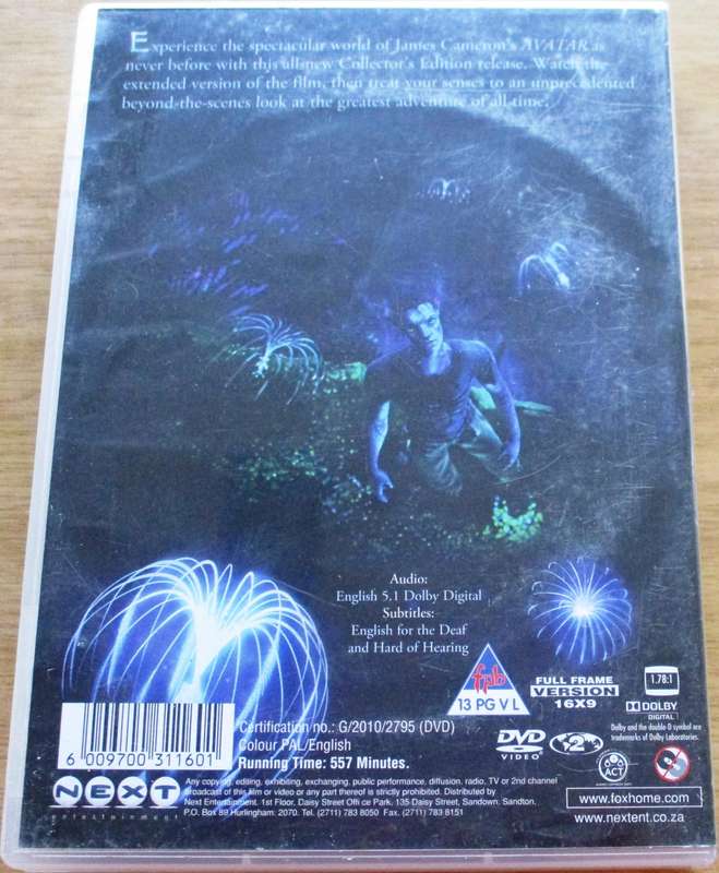 AVATAR Extended Collector's Edition DVD [BBOX 8] Region 2