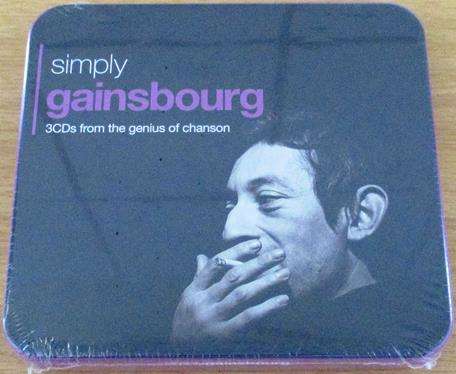 SERGE GAINSBURG Simply Gainsbourg (3 CDs From The Genius Of Chanson) 3xCD METAL BOX SET