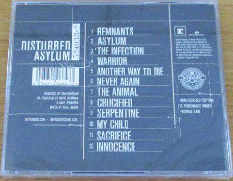 DISTURBED Asylum CD