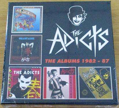 THE ADICTS The Albums 1982  87 5xCD BOX SET