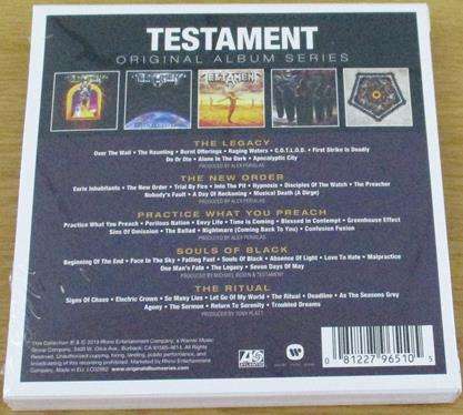 TESTAMENT Original Album Series 5xCD BOX SET