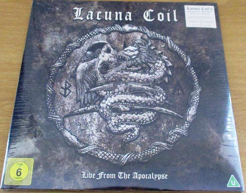 LACUNA COIL Live From The Apocalypse 2xLP+DVD VINYL RECORD
