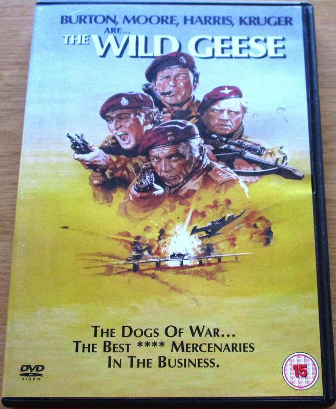 THE WILD GEESE Burton Moore Harris DVD  DVD [BBOX 8] Region 2