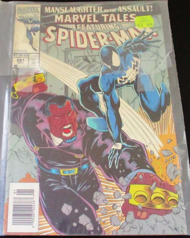 MARVEL TALES SPIDER-MAN Manslaughter on the Assault! #281 Jan 1993 [Box 1]