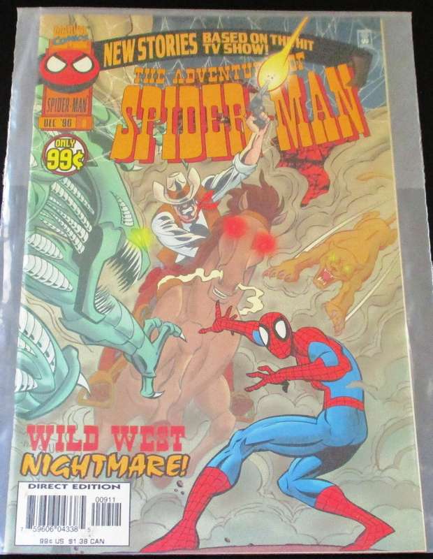 MARVEL Comics The Adventures of SPIDER-MAN Wild West Nightmare! #9 Dec 1996 [Box 1]