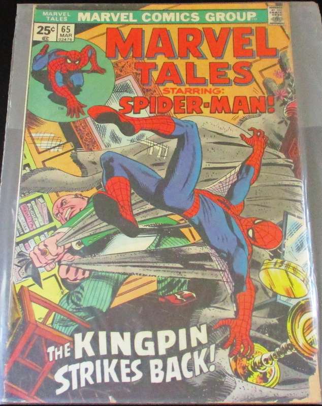 MARVEL TALES SPIDER-MAN The Kingpin Strikes Back # 65 March 1976 [Box 1]