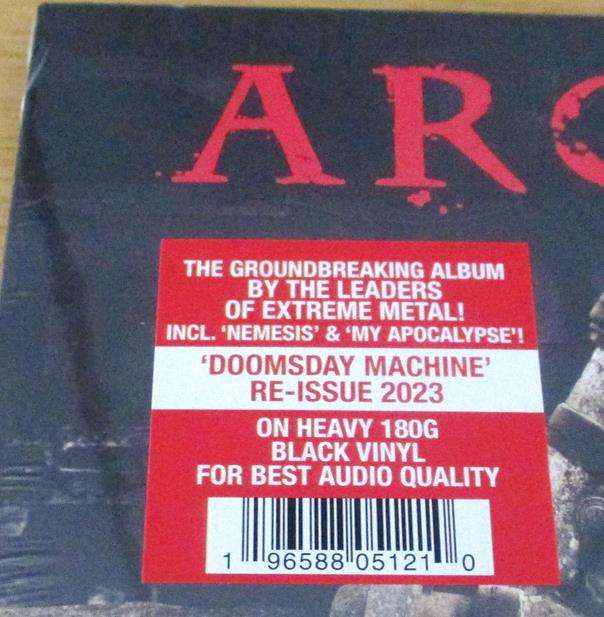 ARCH ENEMY Doomsday Machine Black VINYL RECORD