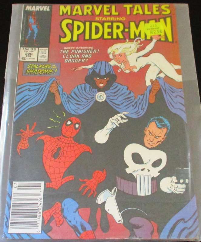 MARVEL TALES SPIDER-MAN Stalkers in the Shadows #220 Feb 1988 [Box 1]