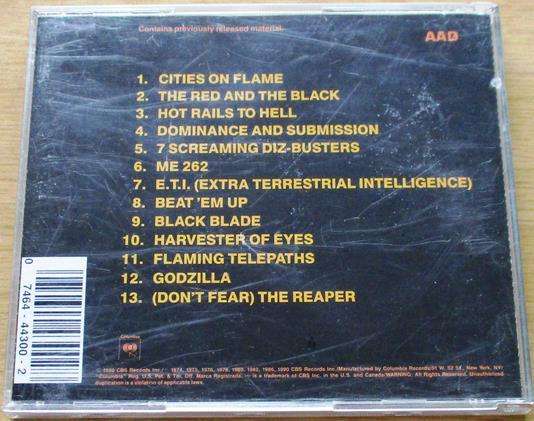 BLUE OYSTER CULT Career of Evil CD [Shelf Z x 3]