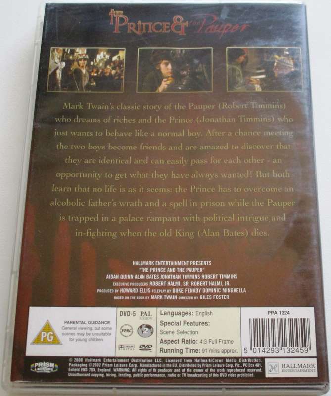 THE PRINCE & THE PAUPER DVD [BBOX 8]