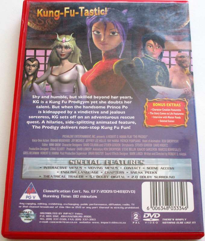 THE PRODIGY DVD [BBOX 8]