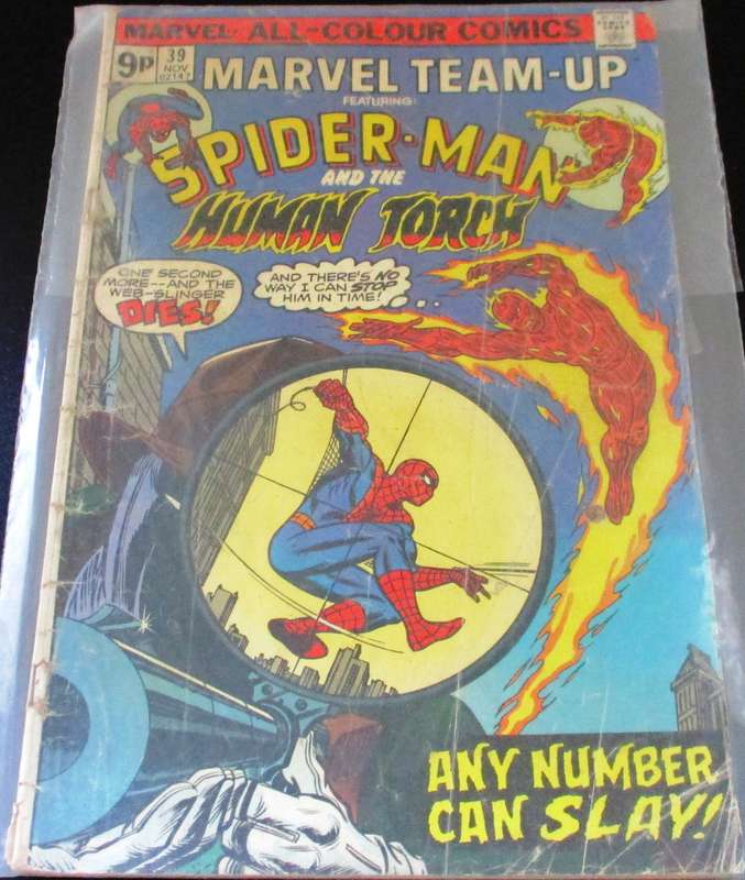 MARVEL Comics SPIDER-MAN and THE HUMAN TORCH #39 November 1975 [Box 1]
