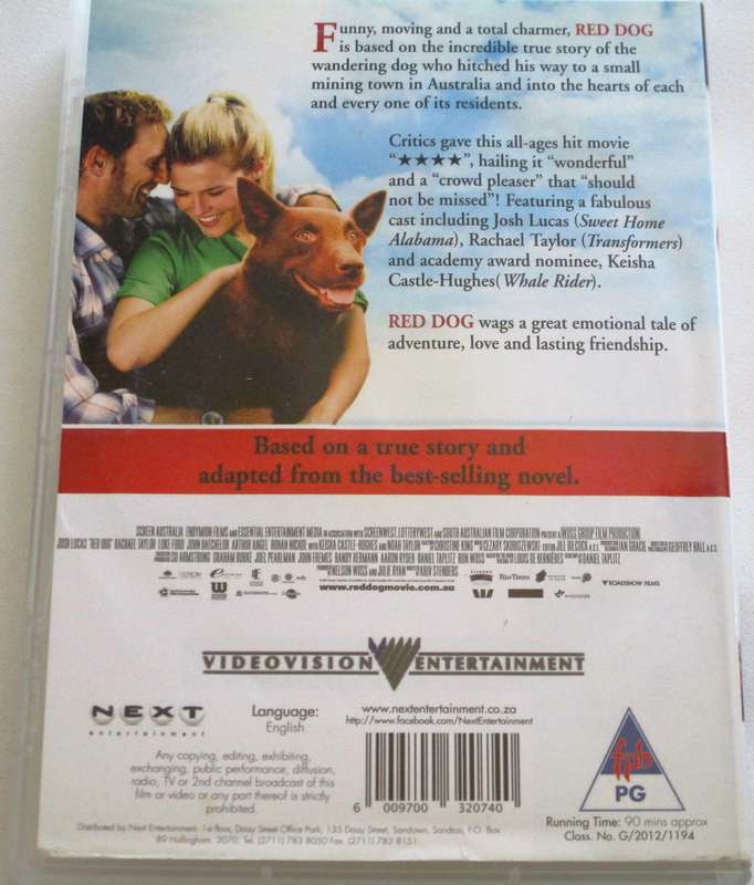 RED DOG Josh Lucas DVD [BBOX 7]