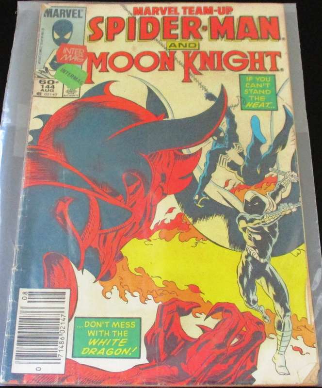 MARVEL Comics SPIDER-MAN and MOON KNIGHT #144 Aug 1984 [Box 2]