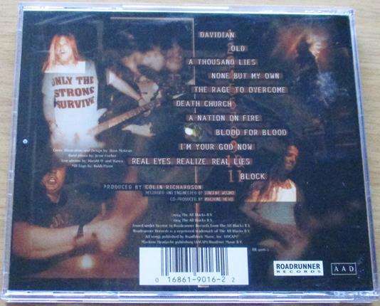 MACHINE HEAD Burn my Eyes CD [main stock room]