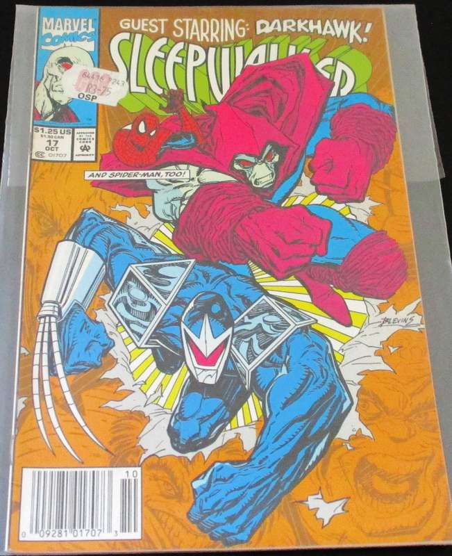 MARVEL Comics SLEEPWALKER starring DARKHAWK and SPIDER-MAN #17 1992 [Box 2]