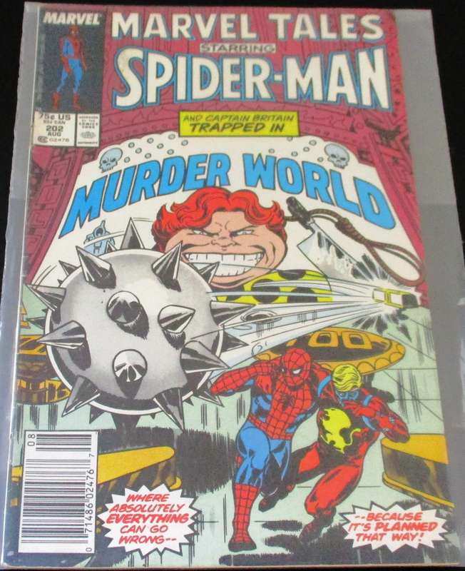 MARVEL Tales Starring SPIDER-MAN Murder World #202 1987 [Box 2]