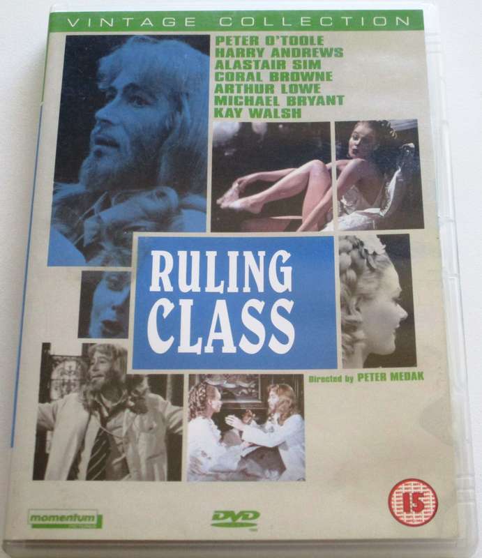 RULING CLASS Peter O Toole DVD [BBOX 9]