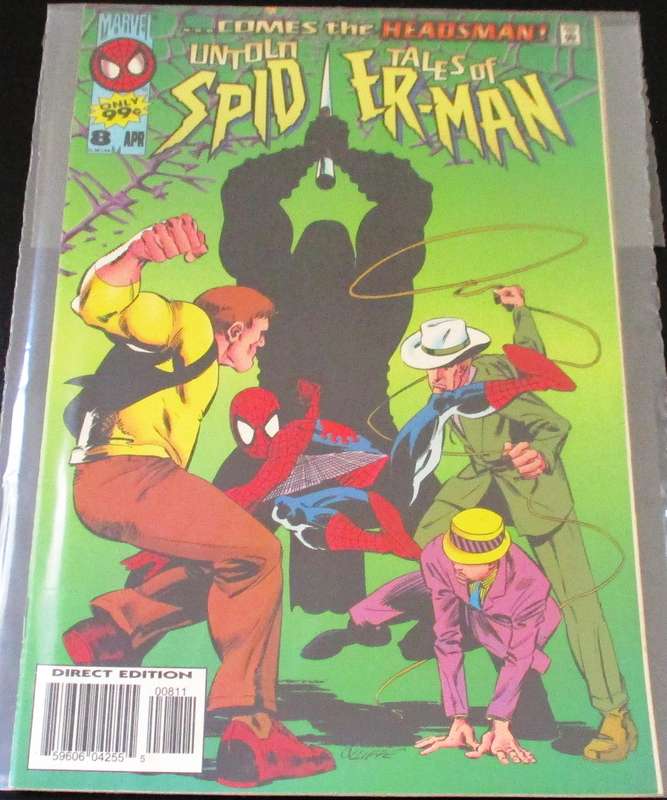 MARVEL UNTOLD TALES OF SPIDER-MAN Comes the Headsman! #8 Apr 1996 [Box 2]