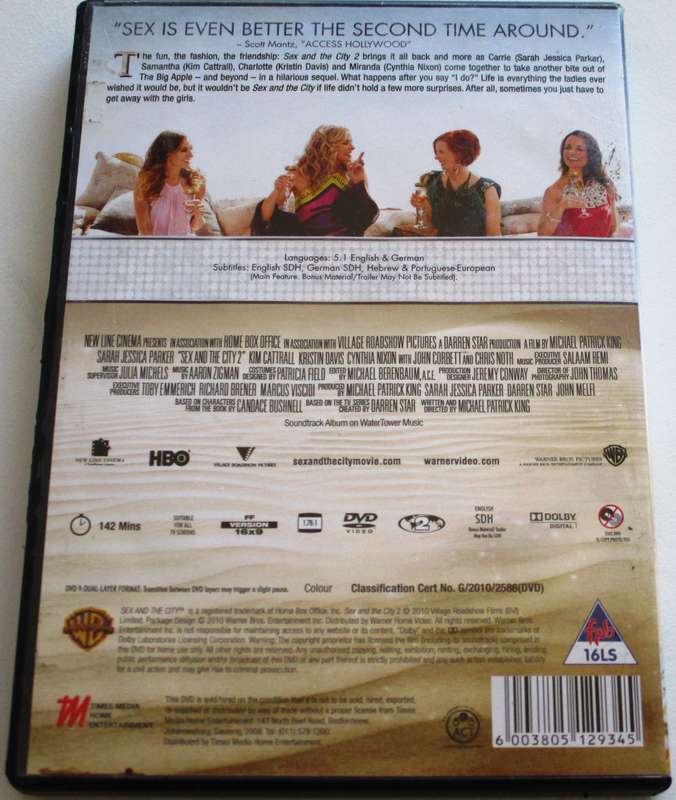 SEX AND THE CITY 2 DVD [BBOX 9]
