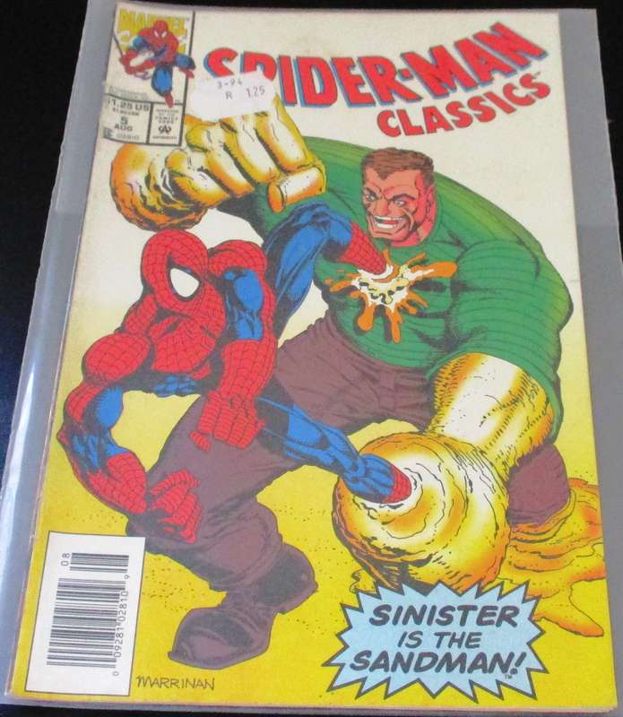 MARVEL SPIDER-MAN CLASSICS Sinister is the Sandman! #5 Aug 1993 [Box 2]