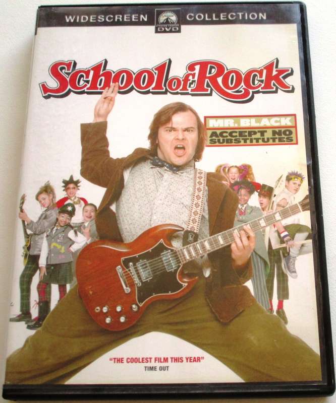 SCHOOL OF ROCK Jack Black DVD [BBOX 10]