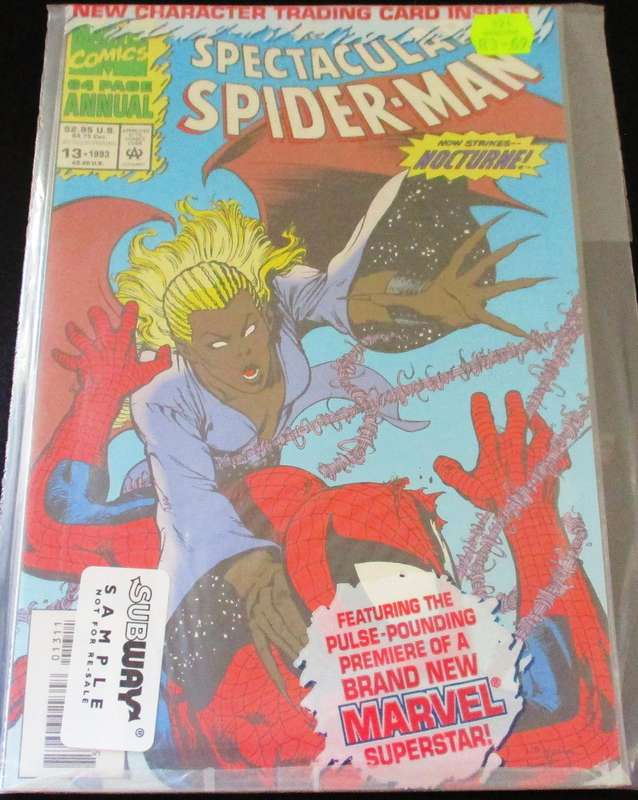 MARVEL TEAM UP 64 page ANNUAL SPECTACULAR SPIDER-MAN with NOCTURNE #13 1993 [Box 2]