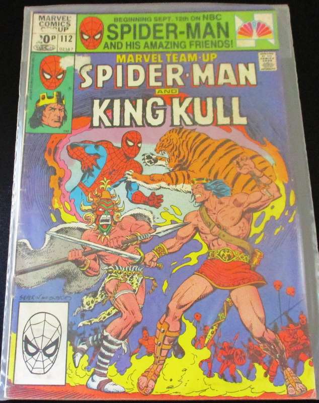 MARVEL TEAM UP SPIDER-MAN and KING KULL #112 1981 [Box 2]