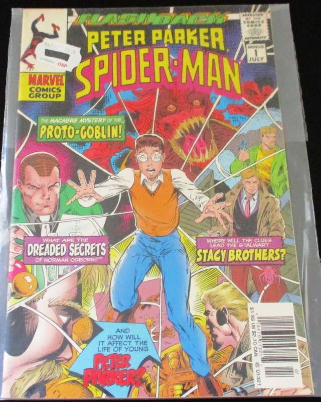MARVEL Comics PETER PARKER SPIDER-MAN Proto-Goblin #1 Minus 1 July 1997  [Box 2]