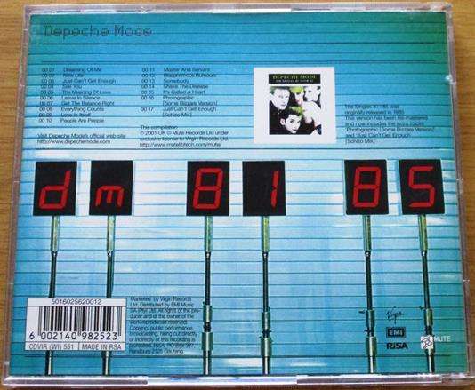 DEPECHE MODE The Singles 81>85 CD [main stock room]